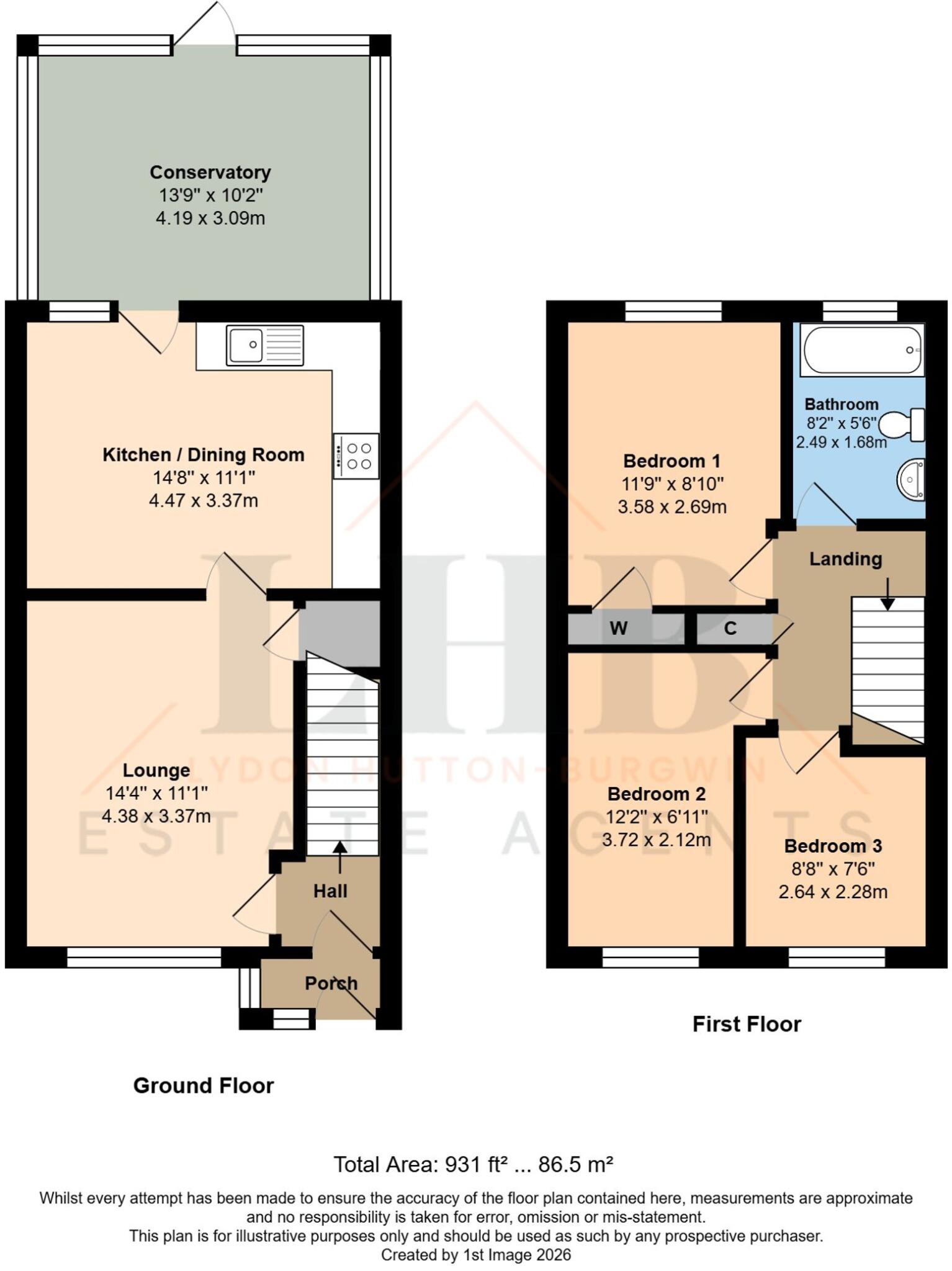 Cotswold Way, East Preston, BN16 floorplan