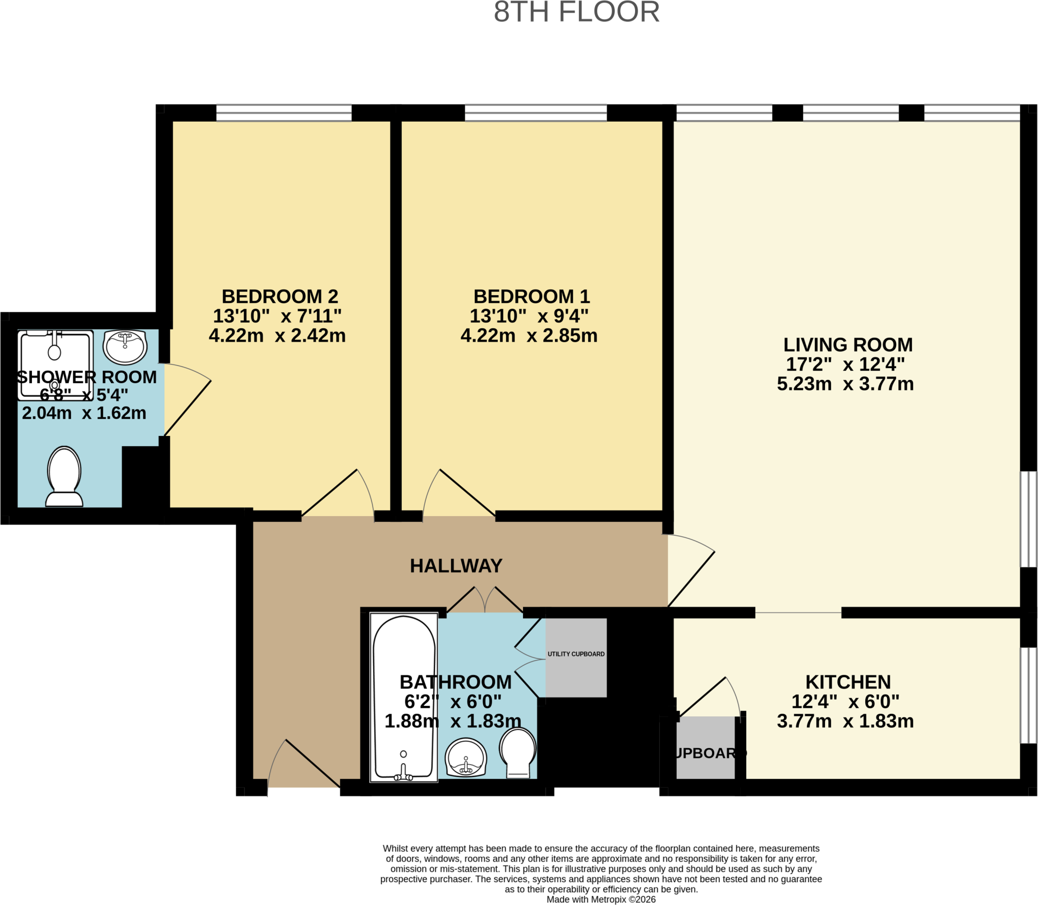 Flat 42 Landos Court Gunson Street, Miles Platting floorplan