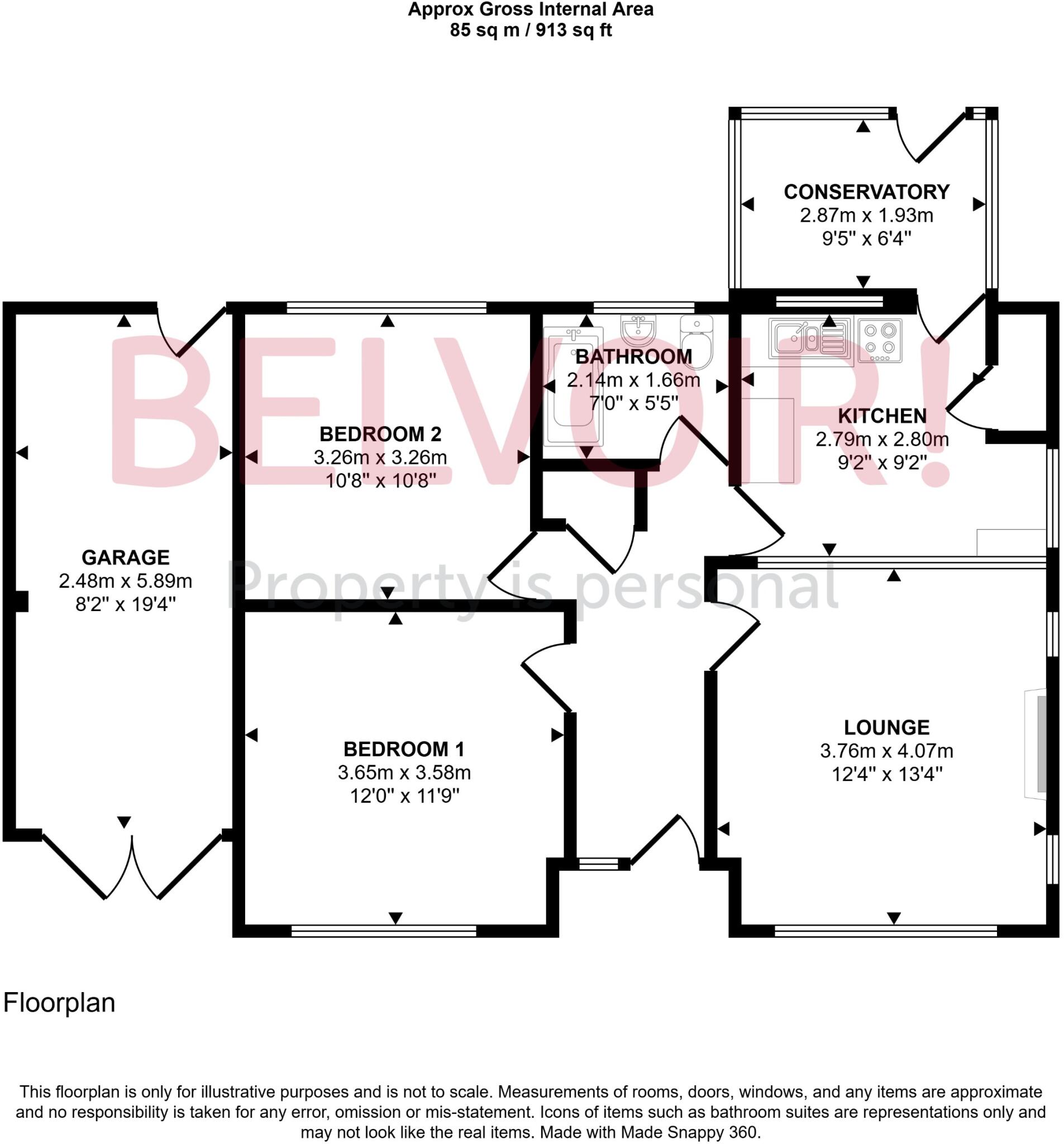 Cathedral Drive, Spalding, PE11 floorplan