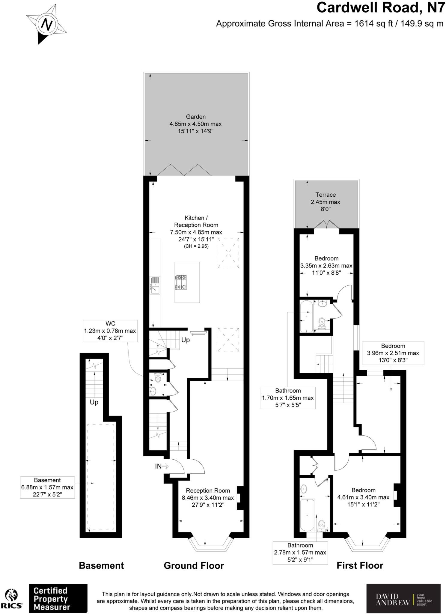 Cardwell Road, London, N7 floorplan
