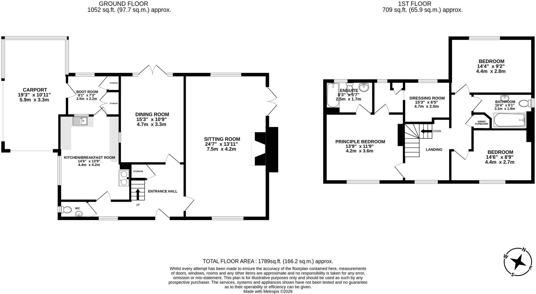 Welland Brook House, Blaston, Market Harborough, Leicestershire LE16 8DE floorplan