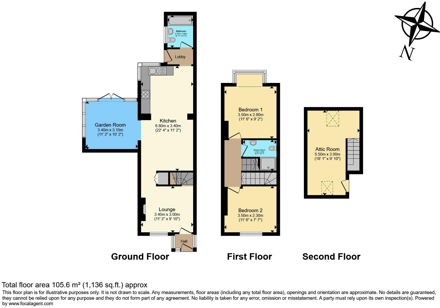 Hansons Buildings, Middleton St George, Darlington, DL2 floorplan