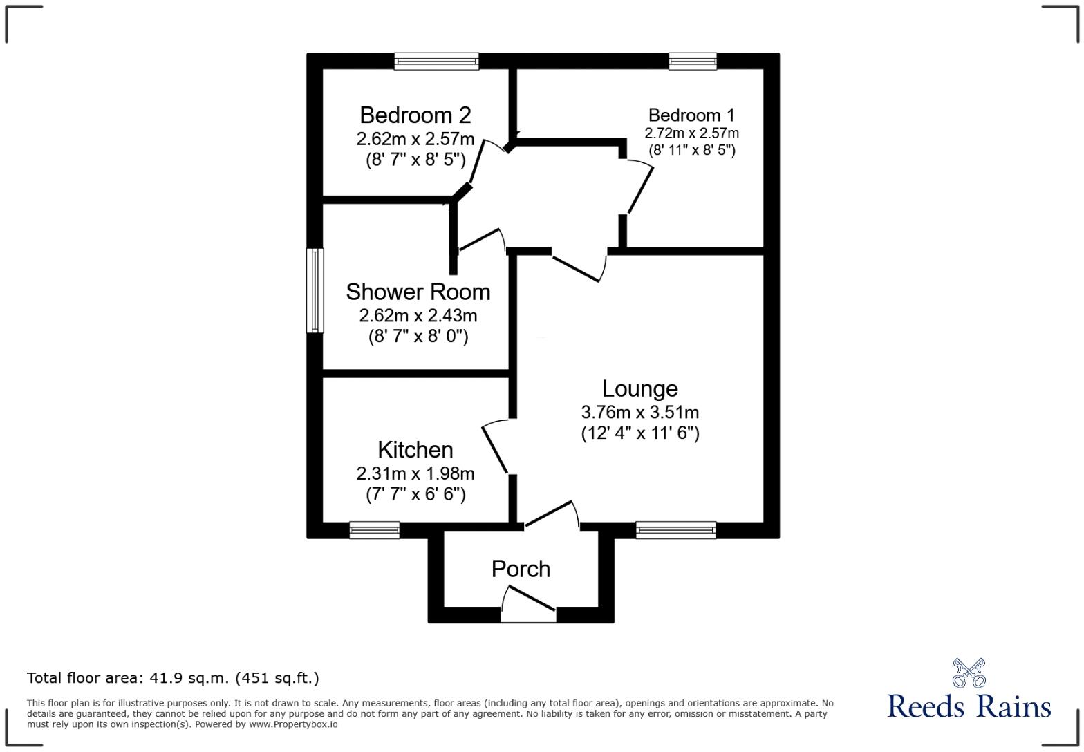 Bradley Gardens, Burnley, Lancashire, BB12 floorplan