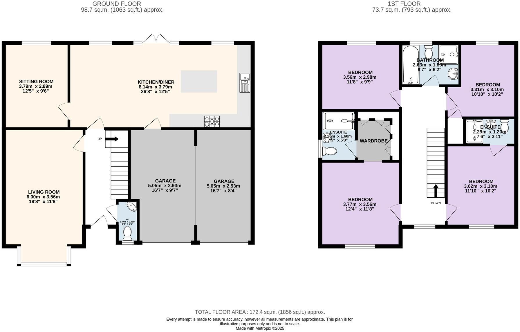 Wood Top Avenue, Grimsargh, PR2 floorplan