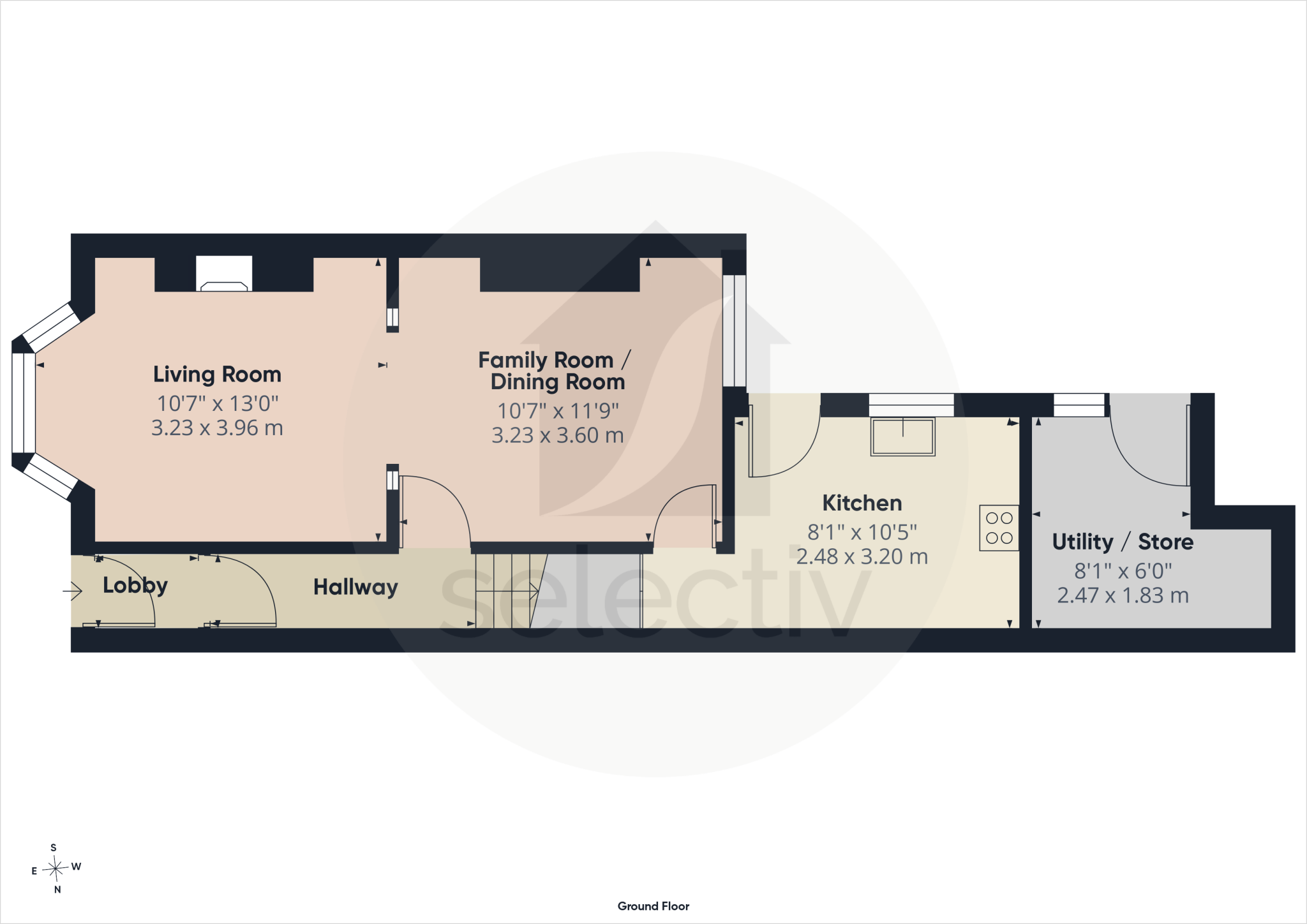 Gladstone Street, Carlin How, TS13 floorplan