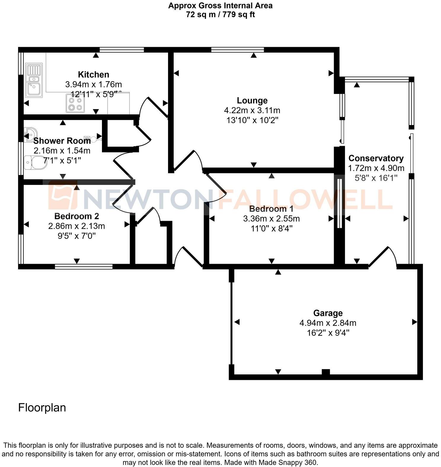 Mountsteven Avenue, Walton, Peterborough, PE4 floorplan