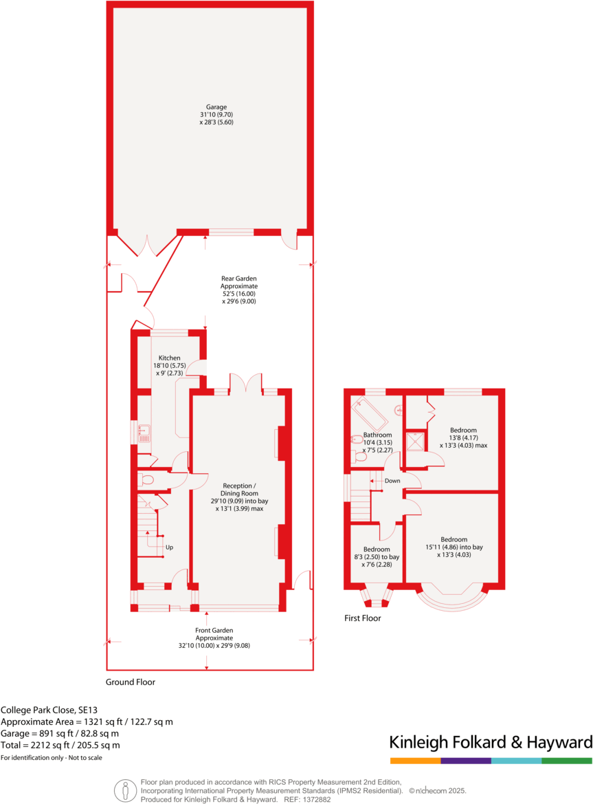 College Park Close, Hither Green, London, SE13 floorplan
