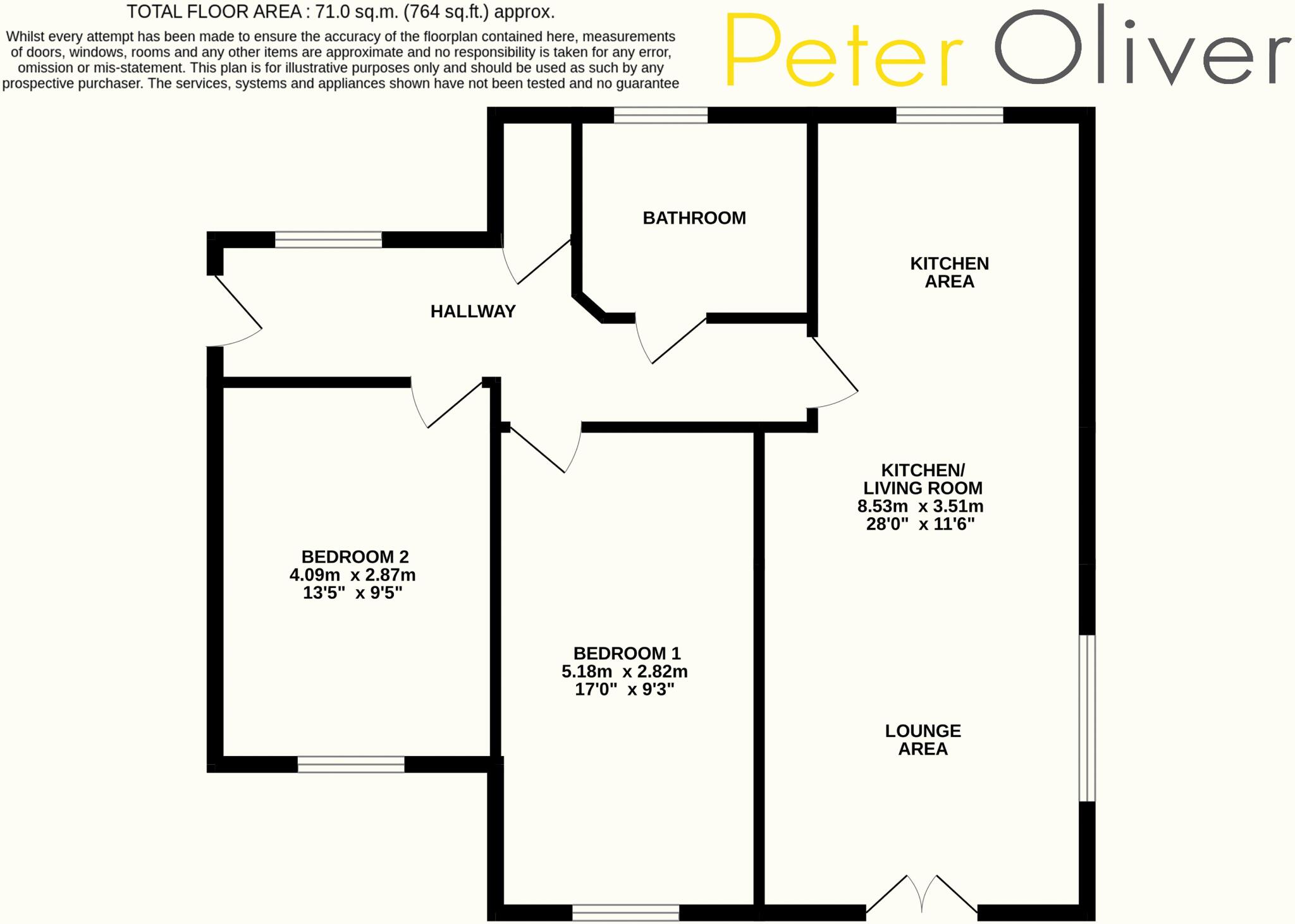 Merrydown Way, Heathfield floorplan