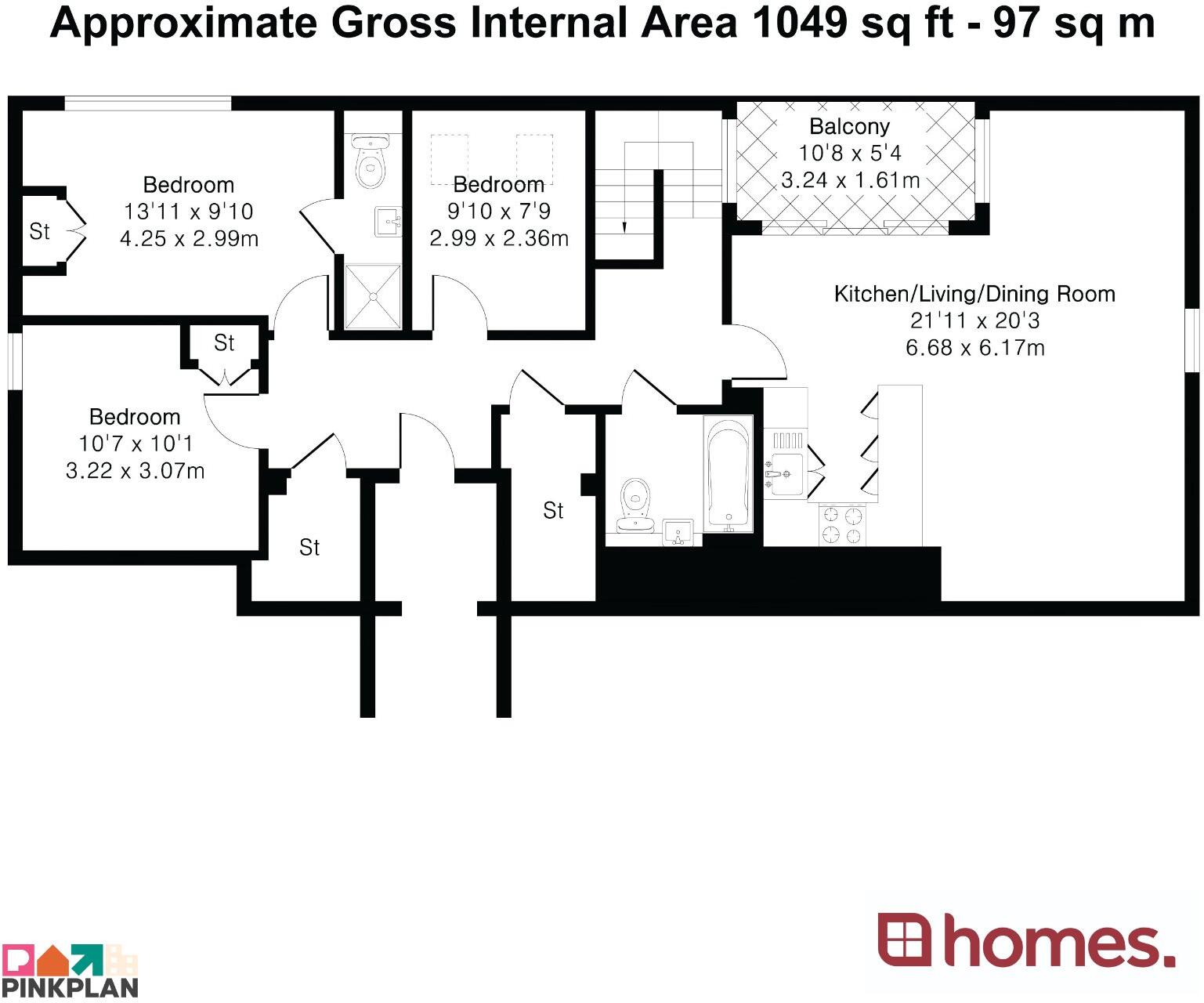 Lavant Street, Petersfield, Hampshire floorplan