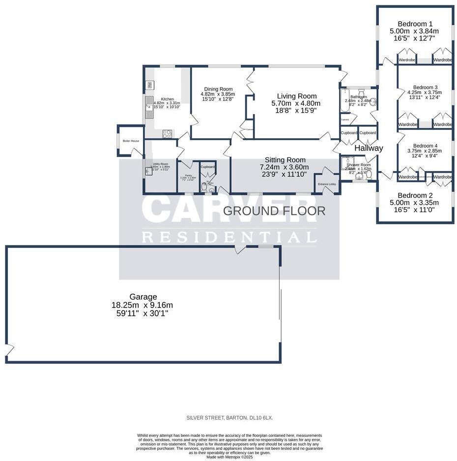 Silver Street, Barton, Richmond floorplan