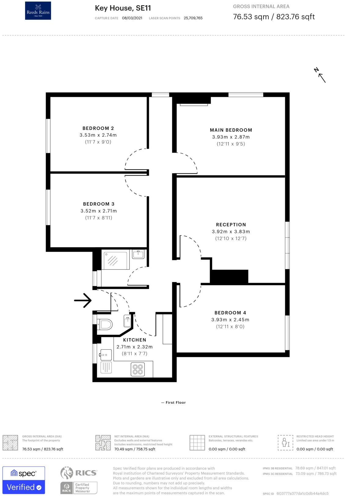 Bowling Green Street, London, SE11 floorplan