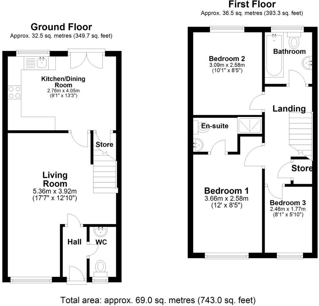 Heol Bryncethin, Sarn, Bridgend County Borough, CF32 9GG floorplan