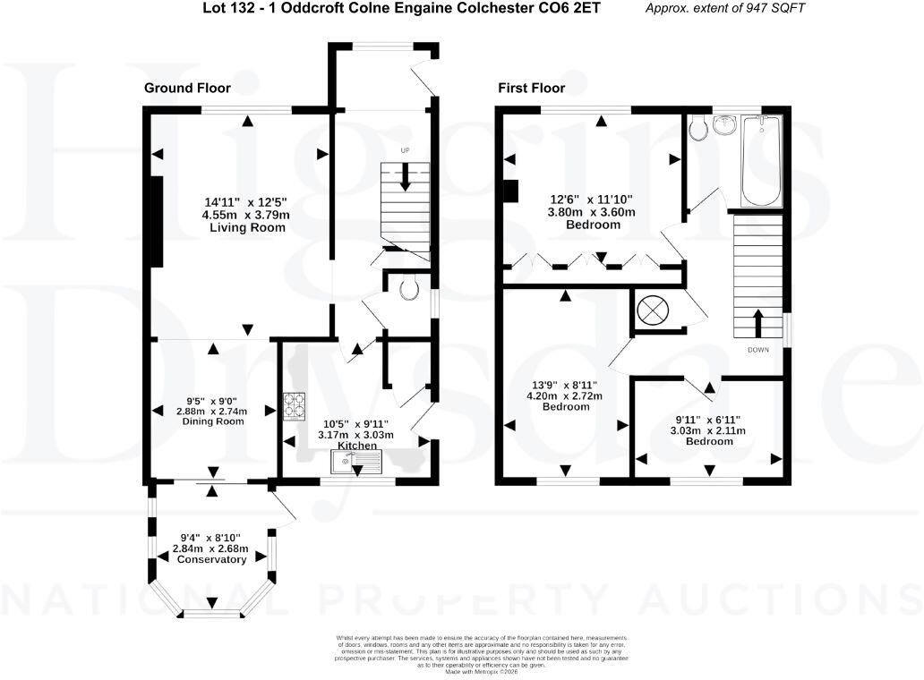 1 Oddcroft, Colne Engaine, Colchester, Essex, CO6 2ET floorplan