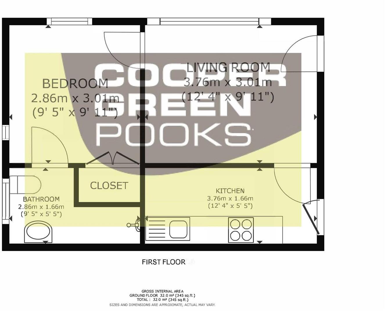 Drawwell Street, Belle Vue, Shrewsbury floorplan