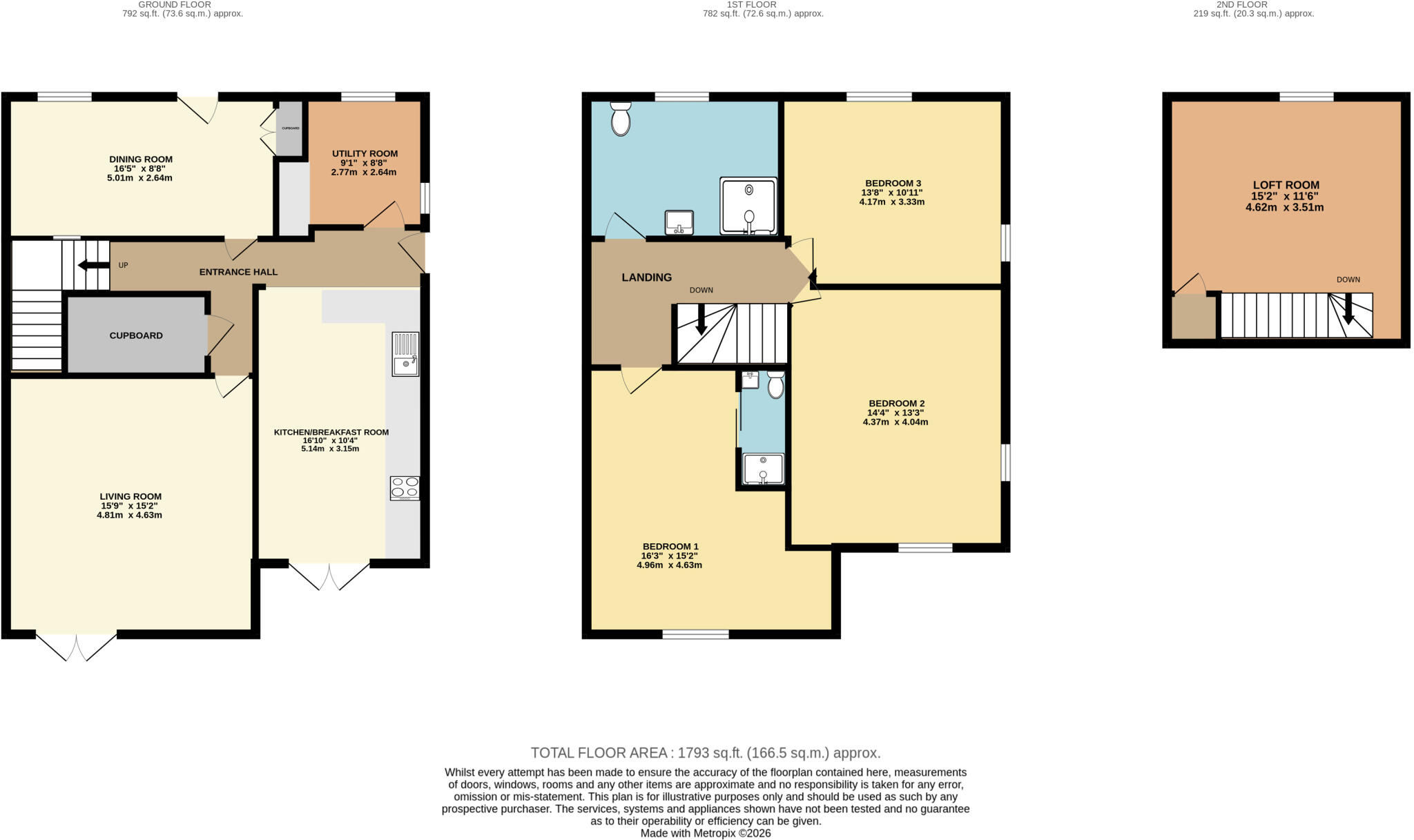Fordlands Crescent, Bideford, Devon, EX39 floorplan
