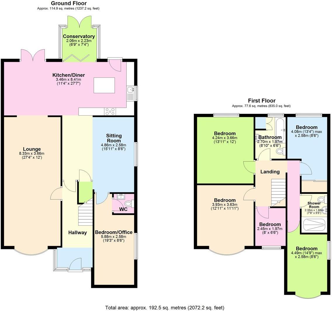 Station Road, Market Bosworth floorplan