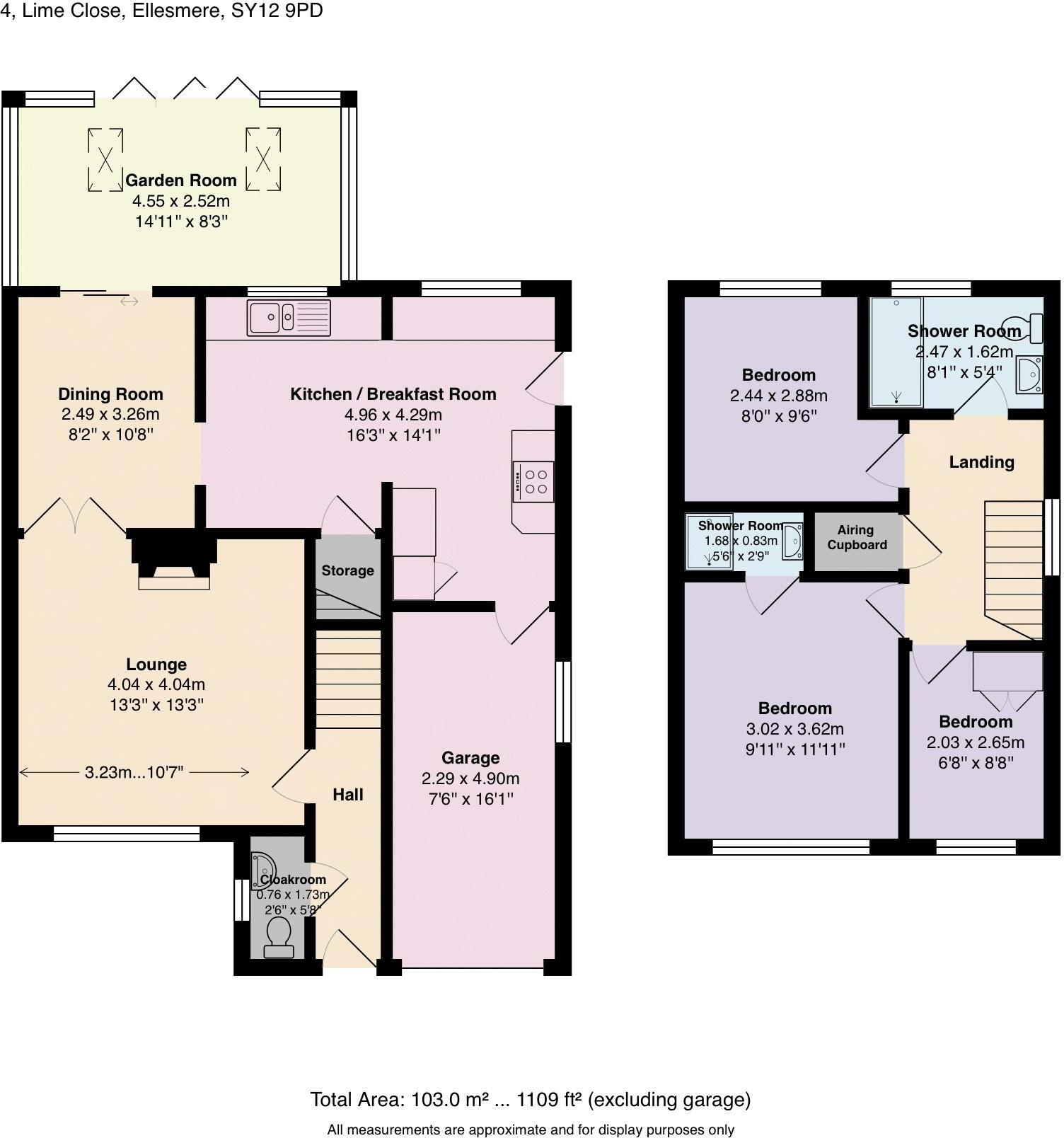 Lime Close, Ellesmere floorplan