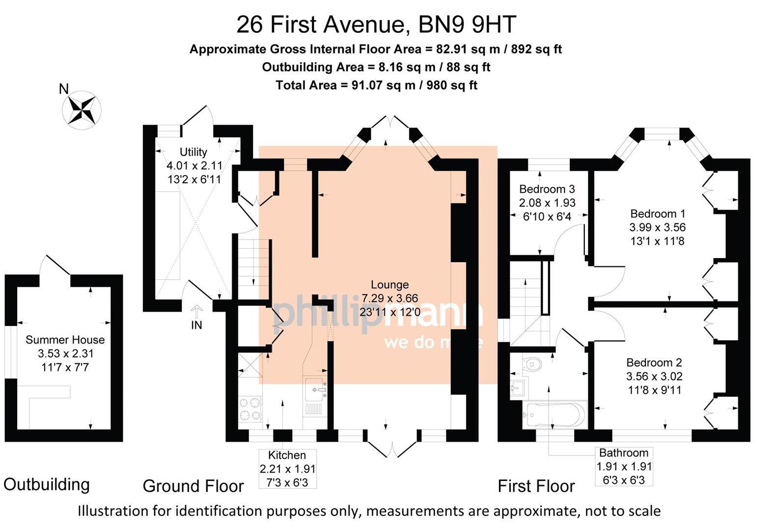 First Avenue, Newhaven floorplan
