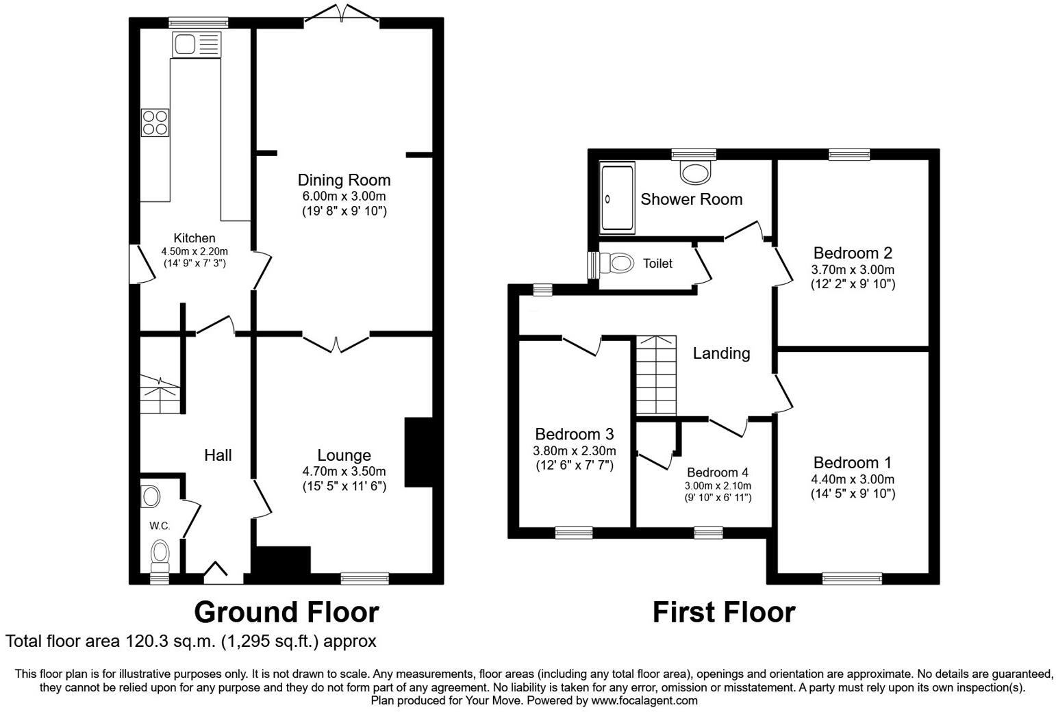 Paterson Place, Shepshed, Leicestershire, LE12 floorplan