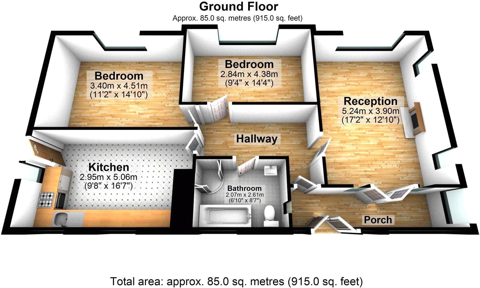 River Drive, Rochester, Kent, ME2 floorplan