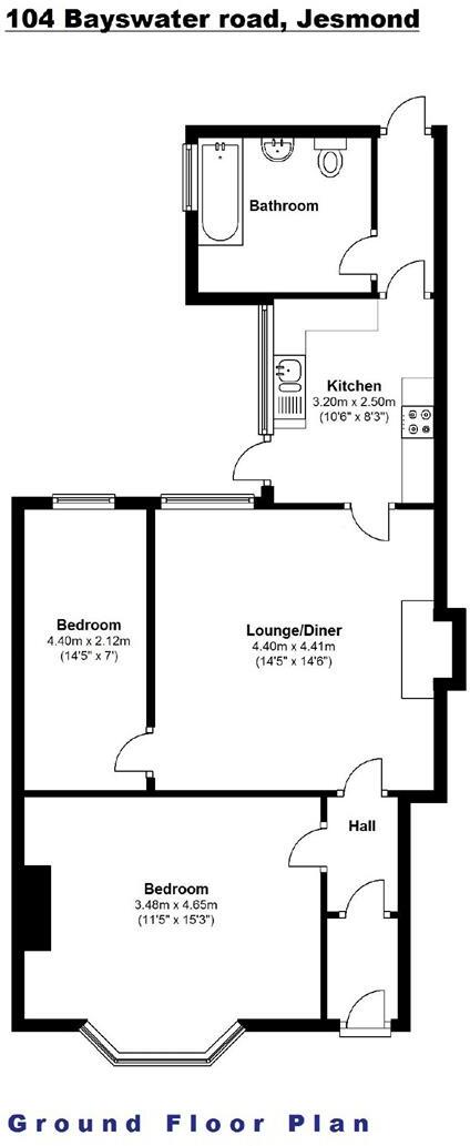Bayswater Road, Jesmond, Newcastle Upon Tyne, NE2 floorplan