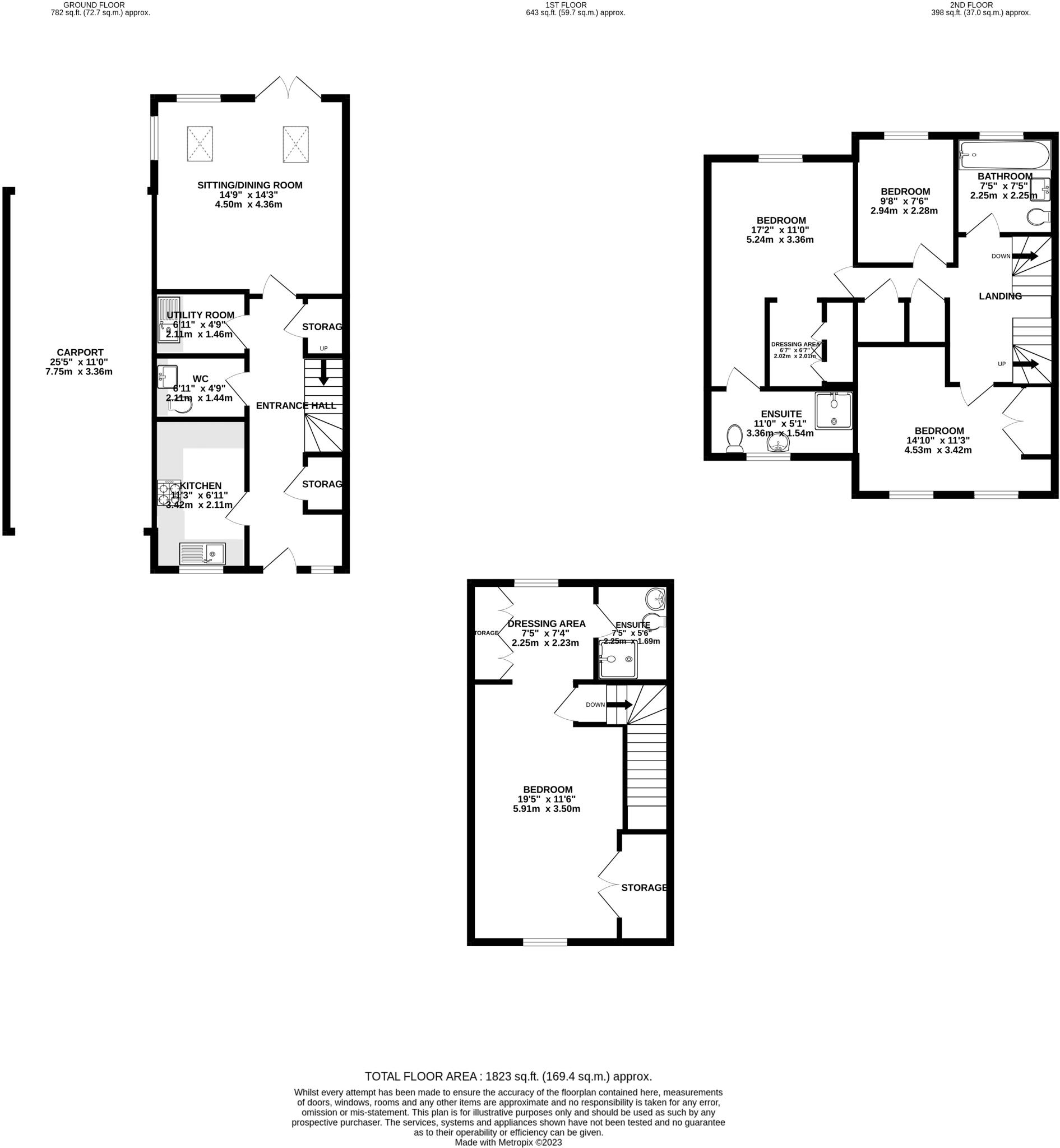 Staines Drive, Springfield, Chelmsford, Essex, CM1 floorplan