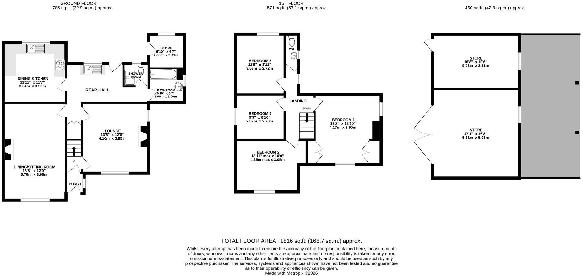Holmes Chapel Road, Lower Withington, SK11 floorplan