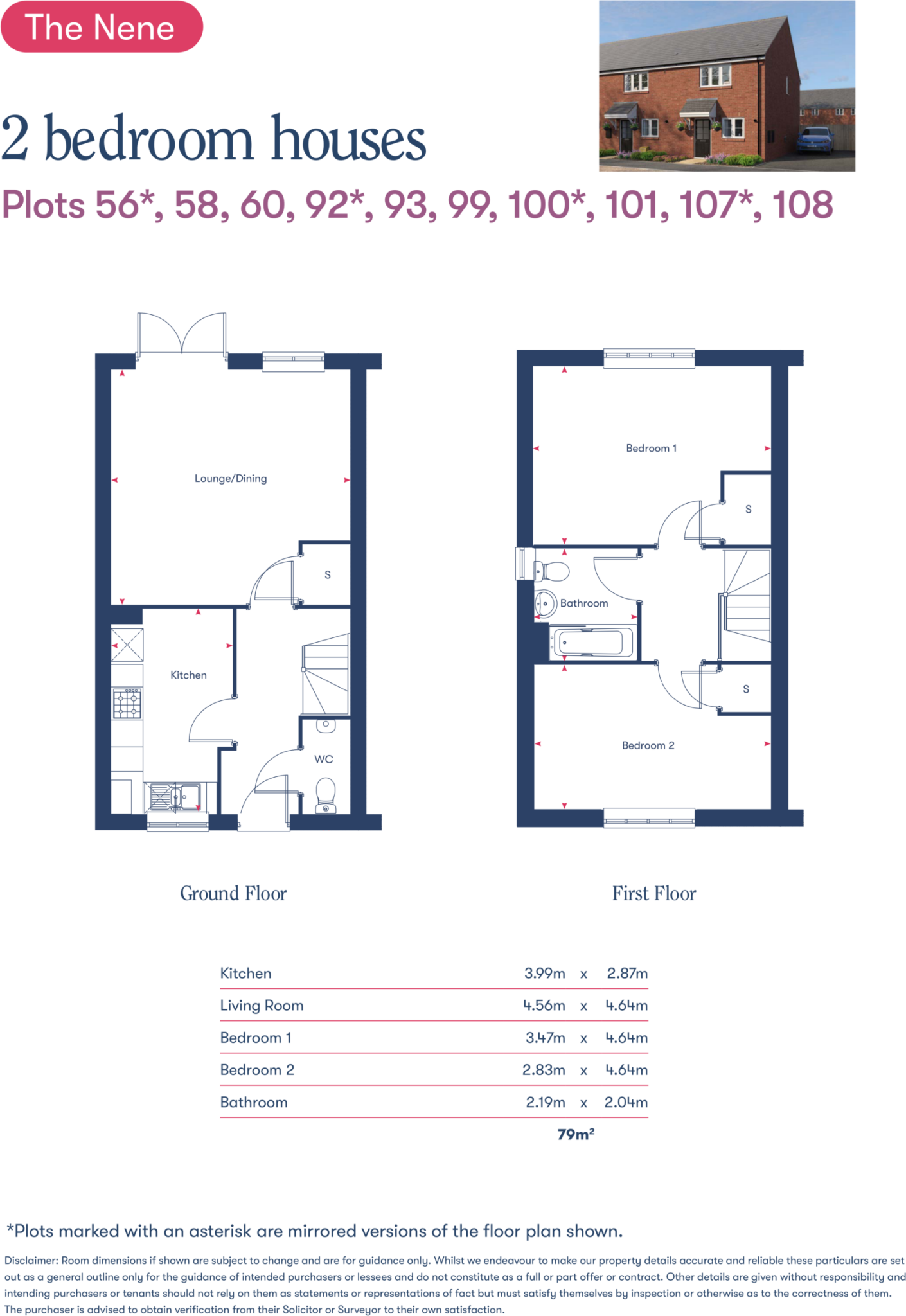 Upwell Meadows Plot 93, March, PE15 0DA floorplan