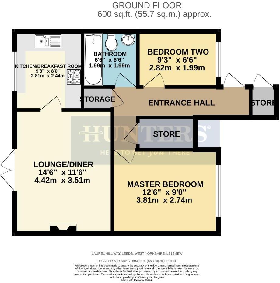 Laurel Hill Way, Colton, Leeds floorplan