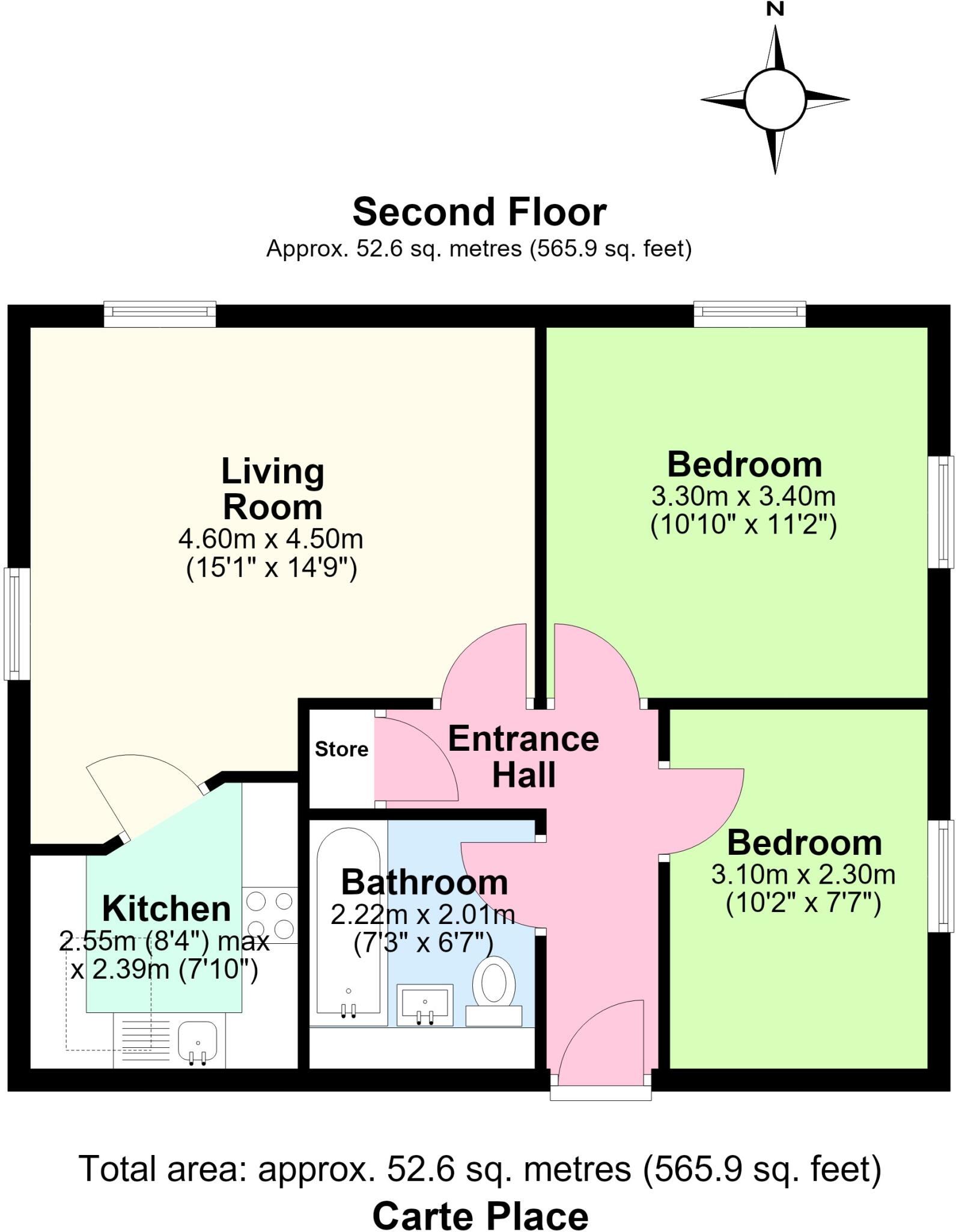 CARTE PLACE, Langdon Hills, Basildon, Essex floorplan