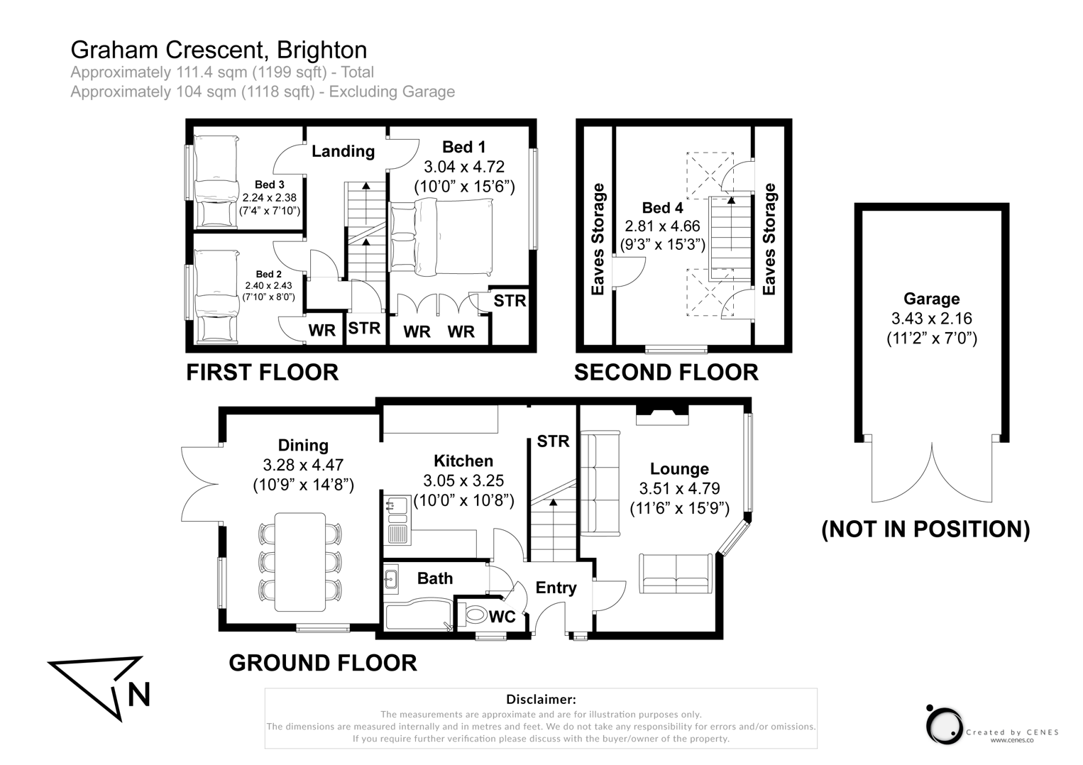 Graham Crescent, Portslade, Brighton floorplan