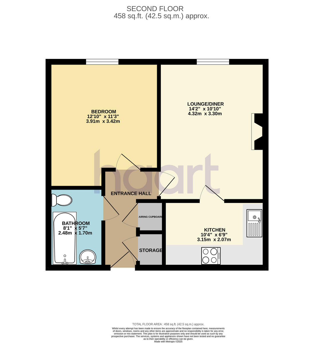 The Crescent, Abbots Langley floorplan