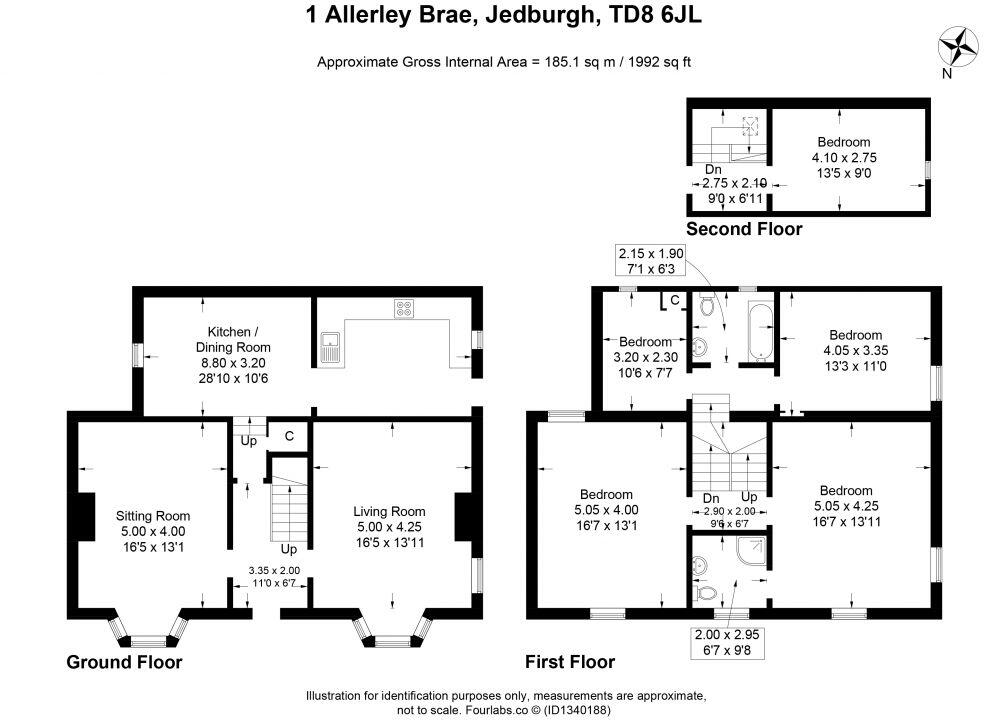 1 Allerley Brae, Jedburgh, TD8 6JL floorplan