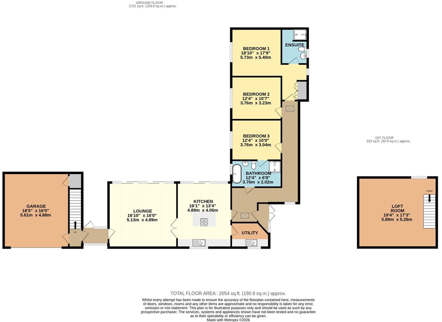 Humberston, Grimsby, DN36 floorplan