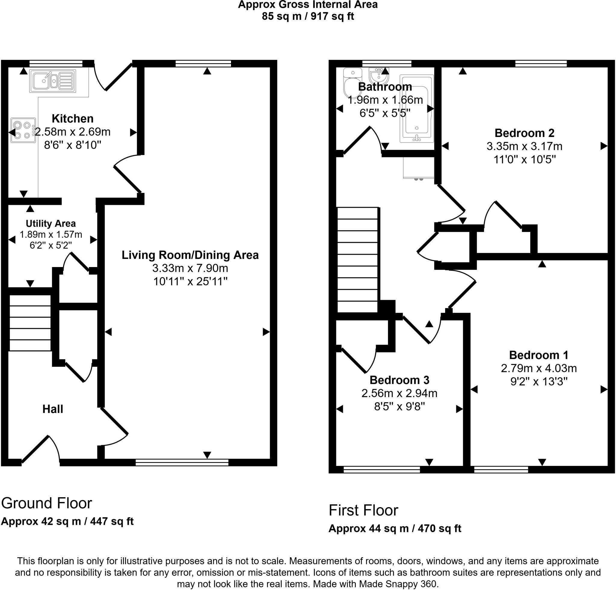 17, Beech Way, Girvan, South Ayrshire floorplan