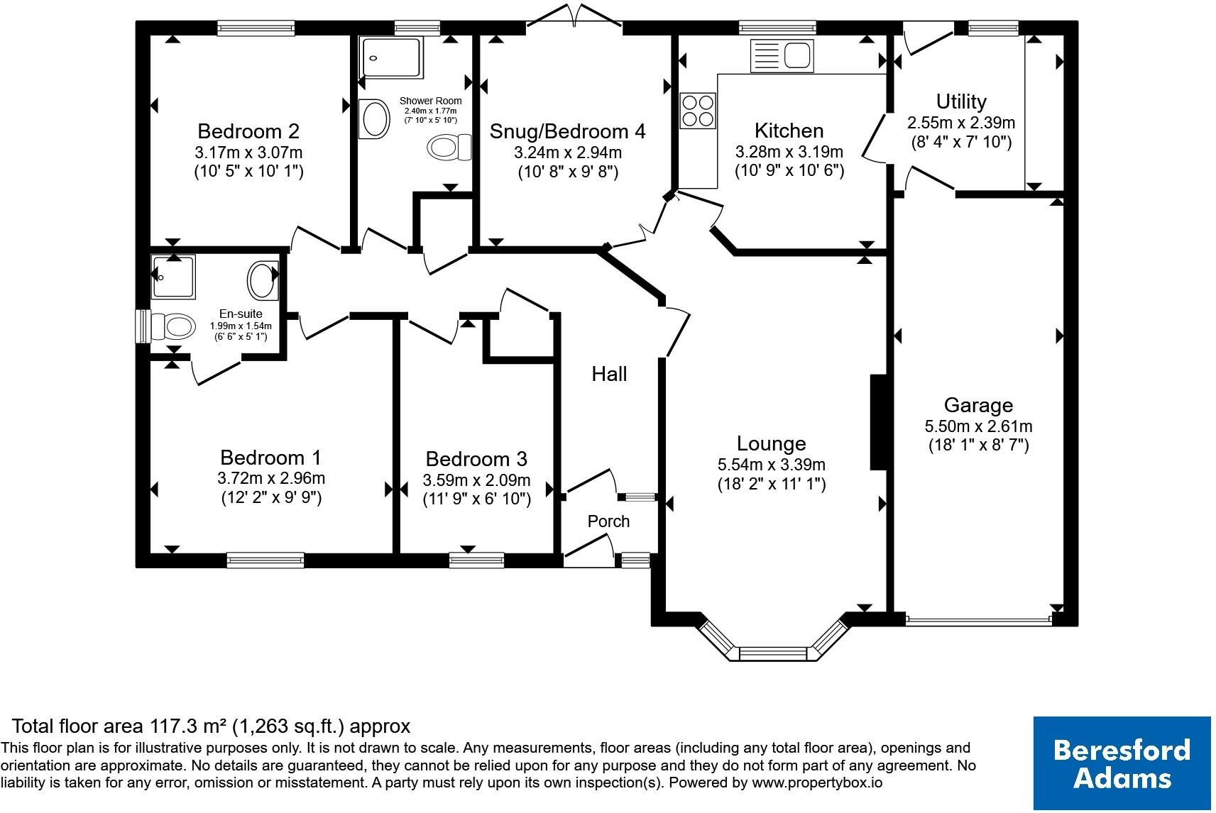 Lon Dderwen, Abergele, Conwy, LL22 floorplan