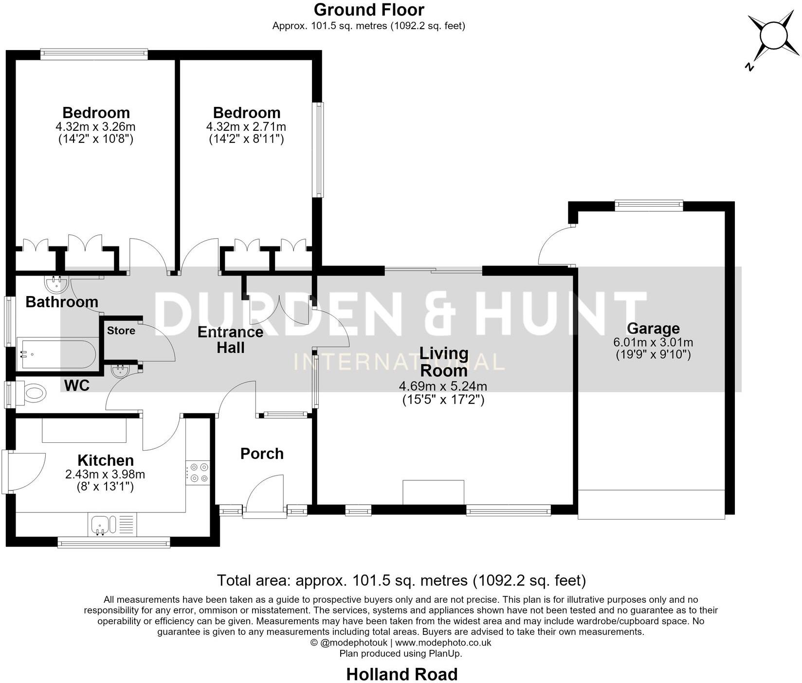 Holland Road, Clacton-On-Sea, CO15 floorplan
