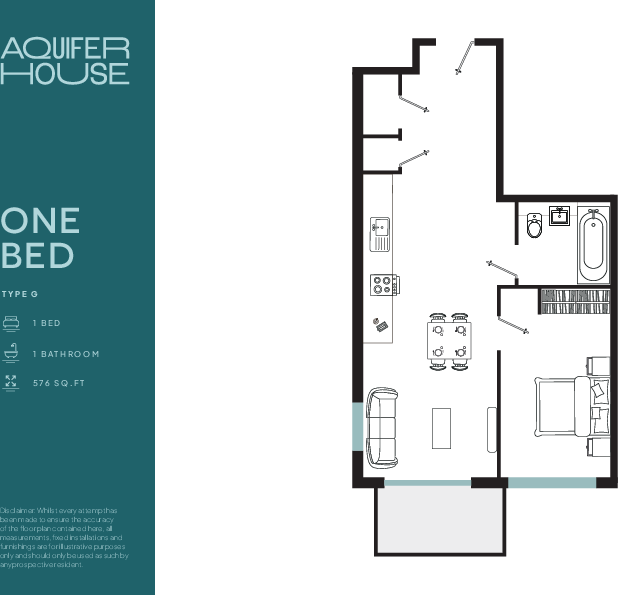 Flat 218, Aquifer House, 10 Mill Road, Ilford, London, IG1 floorplan