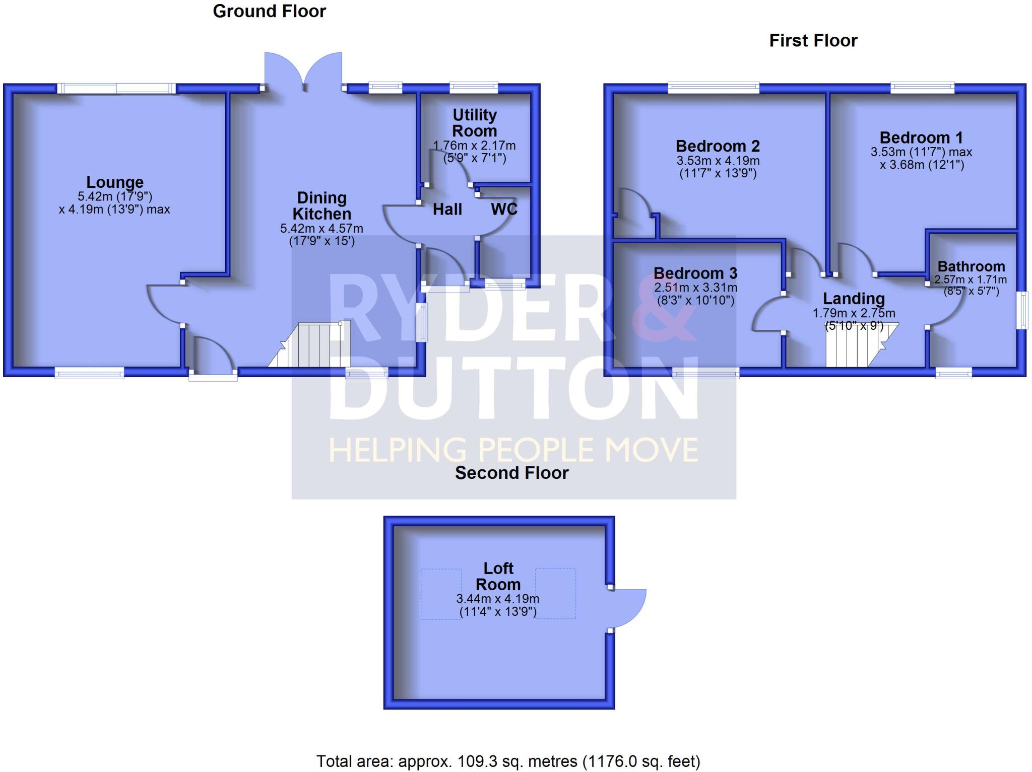 Manor Rise, Skelmanthorpe, Huddersfield, West Yorkshire, HD8 floorplan