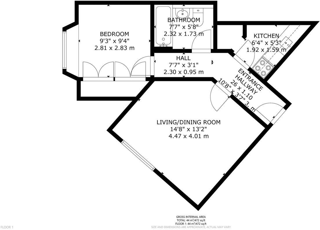 Elmbank Street, Bellshill, ML4 floorplan