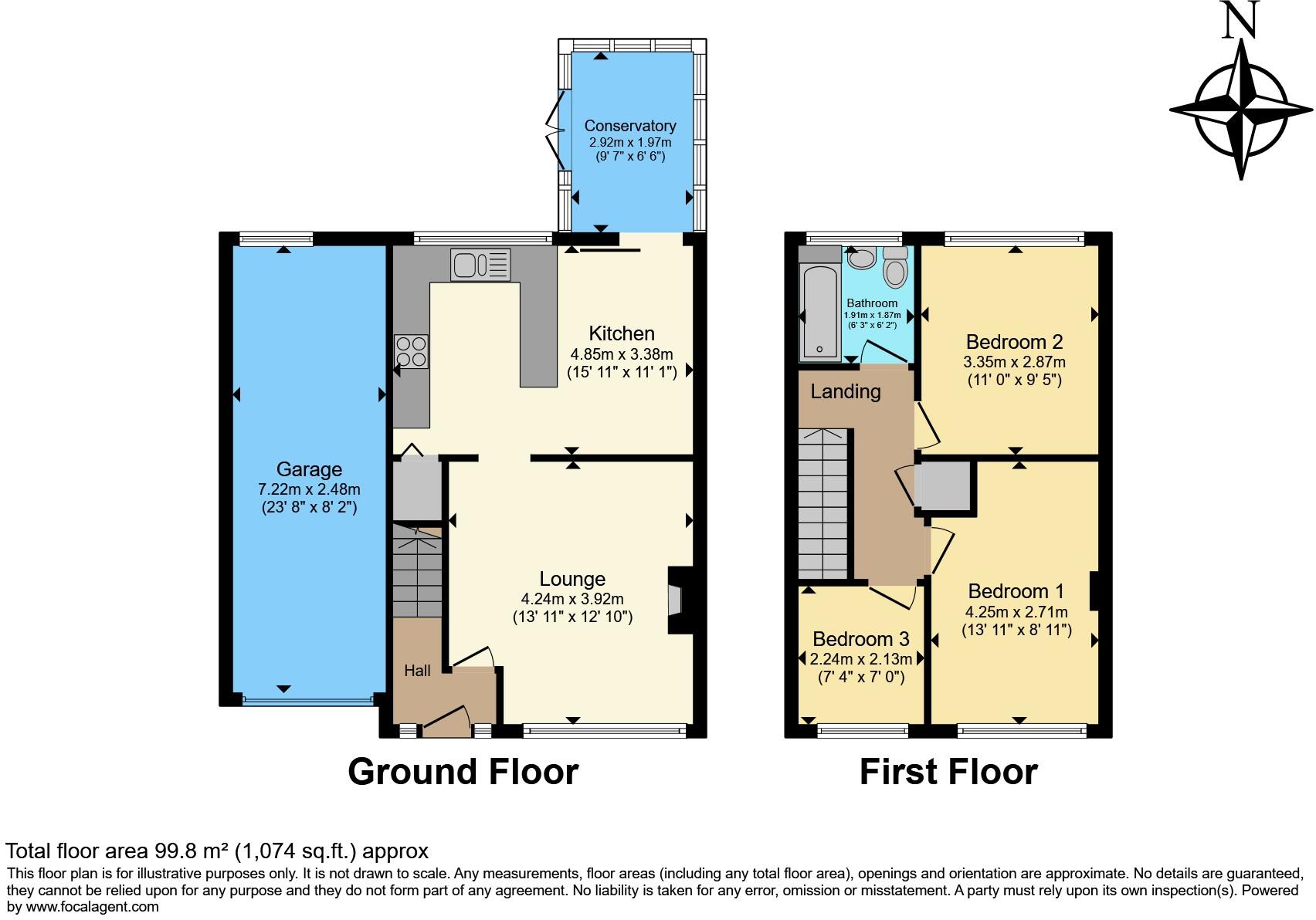 31, Hulme Road, Leigh, WN7 floorplan