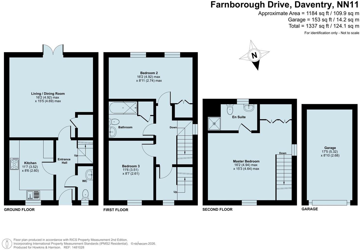 Farnborough Drive, Daventry, NN11 floorplan