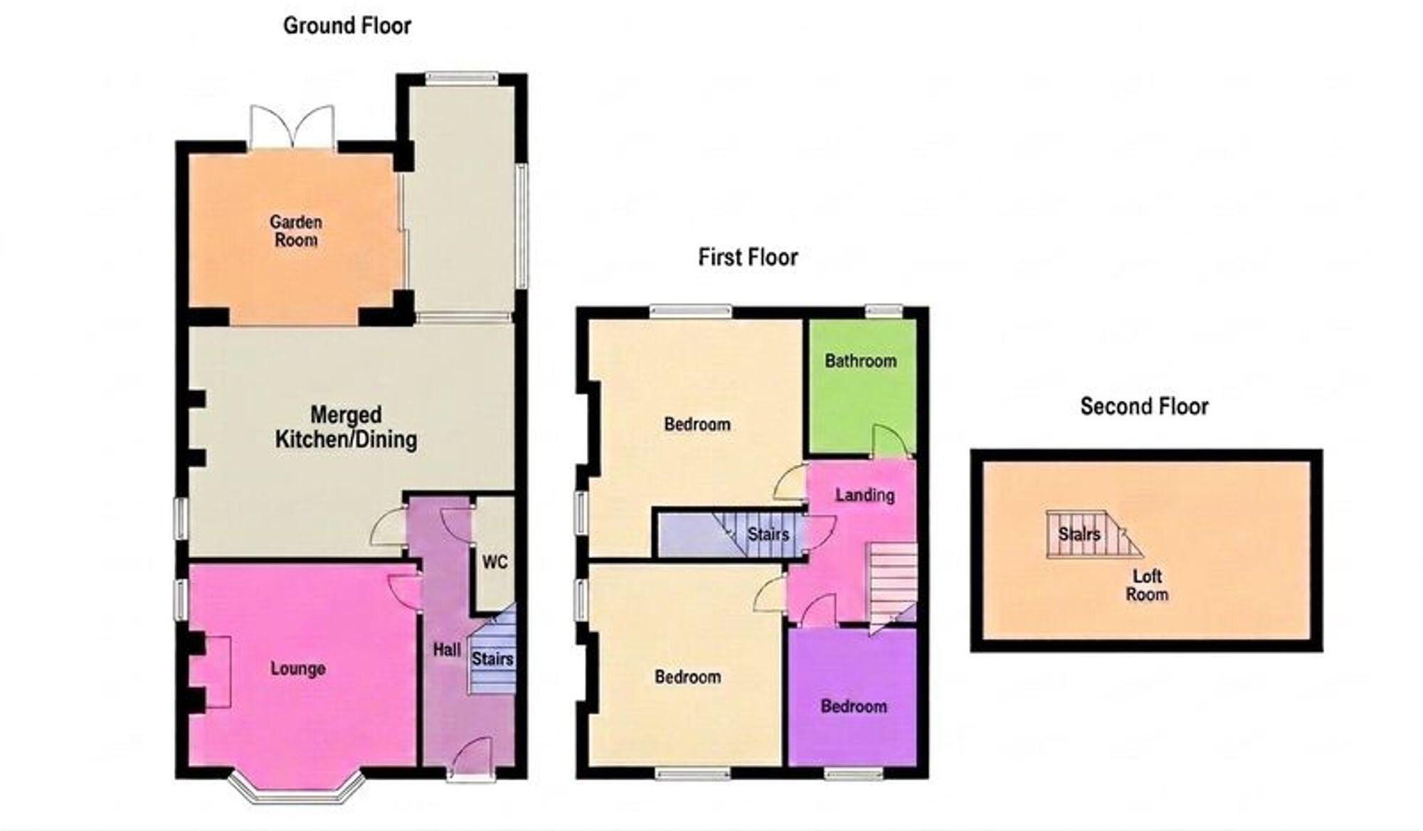 Taylor Street, Hollingworth, SK14 floorplan