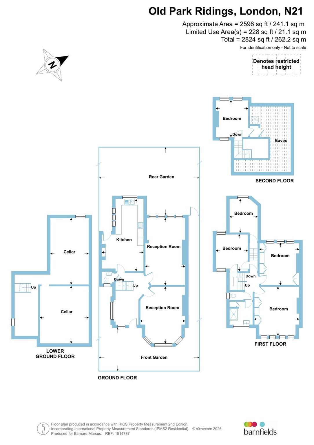 Old Park Ridings, London floorplan
