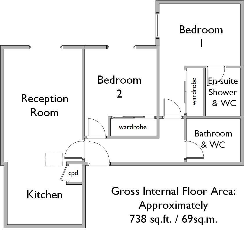 Bakers Court, Hemnall Street, Epping floorplan