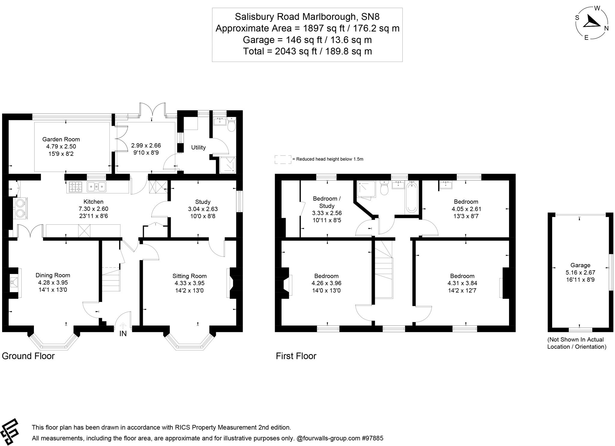 Salisbury Road, Marlborough, Wiltshire, SN8 floorplan