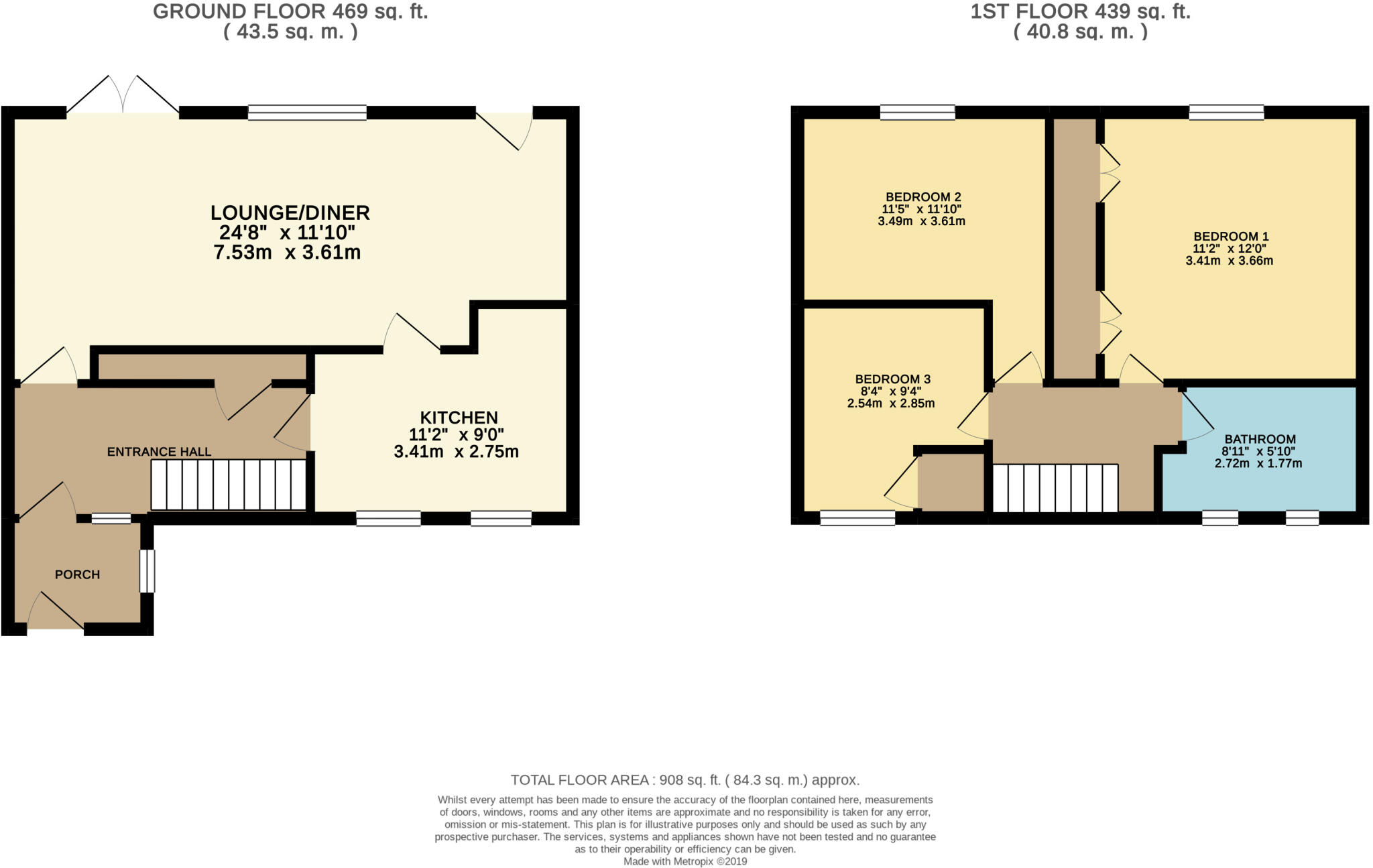 Sycamore Drive, Auckley floorplan