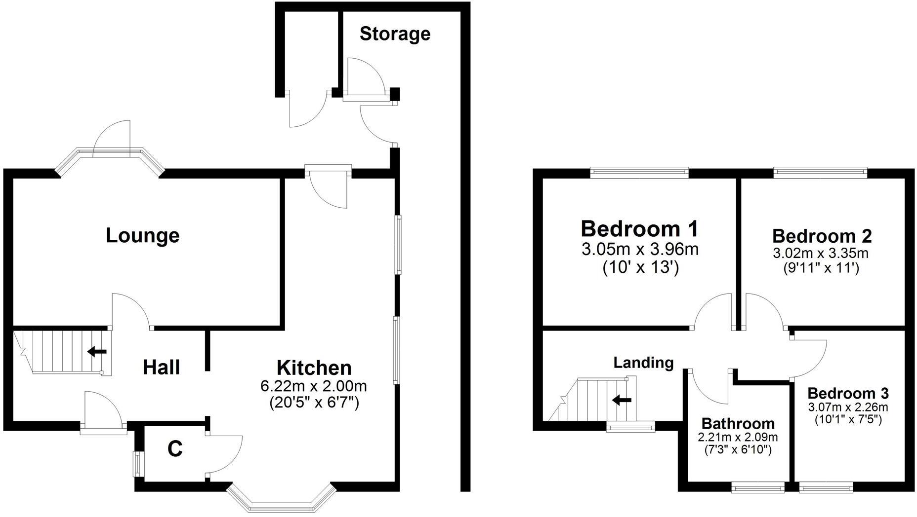 Central Avenue, Wigston, Leicestershire. floorplan