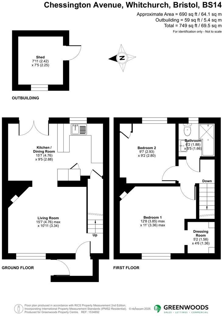 Chessington Avenue, Bristol floorplan