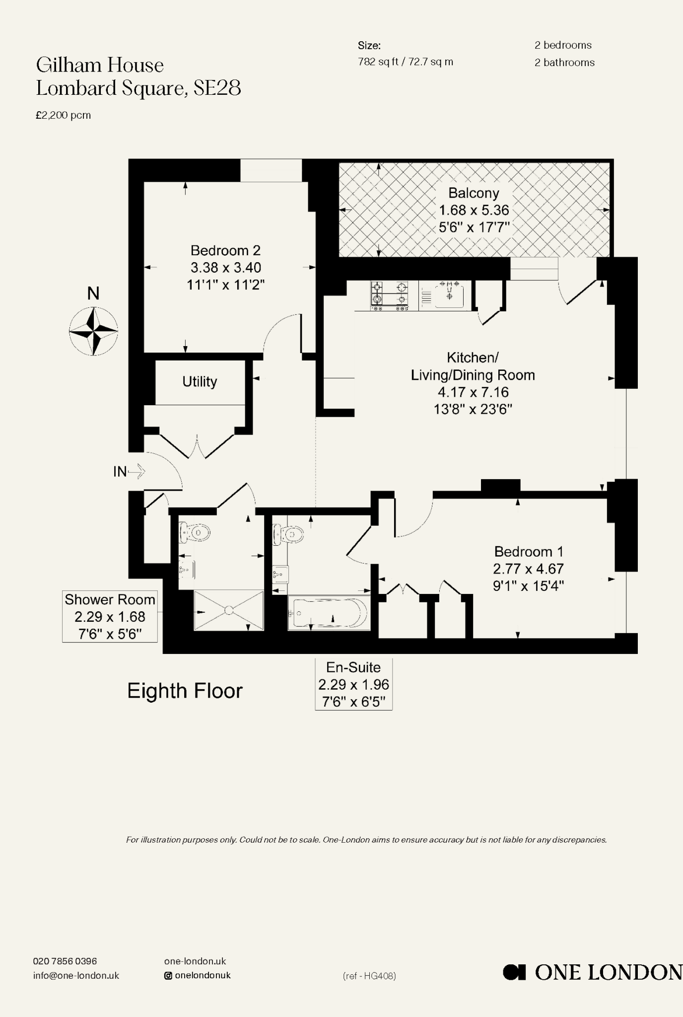 Gilham House, Greenwich, SE28 floorplan